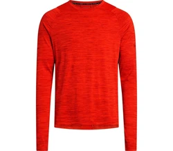 Energetics Langarmshirt He.-Langarmshirt Ailo LS M Melange/Rot/Rot
