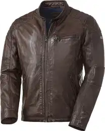 Lederjacke lssiges Design mit Steppung an der Schulter