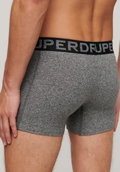 Superdry Boxershorts Boxer Triple Pack asphalt grit/winter kahki grit/schwarz