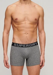 Superdry Boxershorts Boxer Triple Pack asphalt grit/winter kahki grit/schwarz