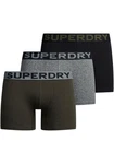 Superdry Boxershorts Boxer Triple Pack asphalt grit/winter kahki grit/schwarz