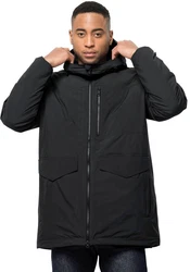 Jack Wolfskin Funktionsparka KOENIGSBAU Winterjacke Schwarz/Dunkelgrau/Grau