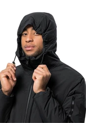 Jack Wolfskin Funktionsparka KOENIGSBAU Winterjacke Schwarz/Dunkelgrau/Grau