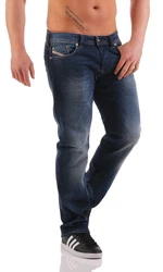Diesel Herren Jeans Larkee Regular Straight Dunkelblau/Blau