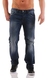 Diesel Herren Jeans Larkee Regular Straight Dunkelblau/Blau