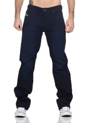 Diesel Herren Jeans Larkee Regular Straight Dunkelblau/Blau/Lila