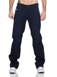 Diesel Herren Jeans Larkee Regular Straight Dunkelblau/Blau/Lila