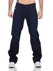Diesel Herren Jeans Larkee Regular Straight Dunkelblau/Blau/Lila