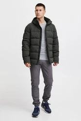 Indicode Steppjacke IDHerschel Winterjacke Dunkelgrau/Schwarz/Grau