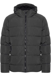 Indicode Steppjacke IDHerschel Winterjacke Dunkelgrau/Schwarz/Grau