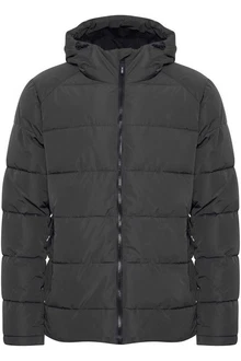 Indicode Steppjacke IDHerschel Winterjacke Dunkelgrau/Schwarz/Grau
