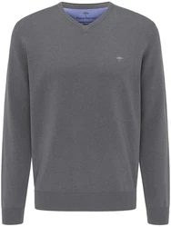 FYNCH-HATTON Pullover und Langarmhemd SFPK211 Dunkelgrau/Grau/Hellgrau