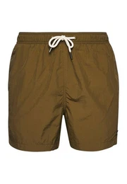 Badeshorts Herren Badeshorts STUDIOS SWIM SHORT Dark Olive Khaki