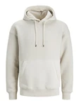 Jack & Jones Hoodie JCOBLACK Structure Creme/Khaki/Beige/Weiß/Grau
