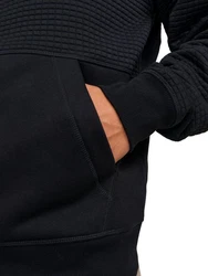 Jack & Jones Hoodie JCOBLACK Structure schwarz