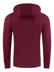 riverso Kapuzenpullover Herren Hoodie RIVSandro Regular Fit Dunkelrot/Bordeaux/Rot/Rosa