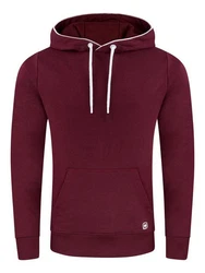 riverso Kapuzenpullover Herren Hoodie RIVSandro Regular Fit Dunkelrot/Bordeaux/Rot/Rosa