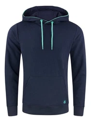 riverso Kapuzenpullover Herren Hoodie RIVSandro Regular Fit Dunkelblau/Hellblau/Blau