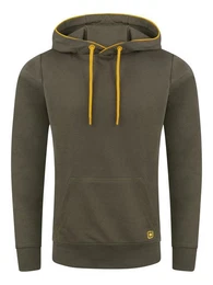 Kapuzenpullover Herren Hoodie RIVSandro Regular Fit Longsleeve Sweatshirt mit Cross-Over-Kragen und Kngurutasche