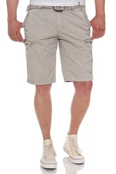 Jet Lag Cargoshorts mit Gürtel Khaki/Beige