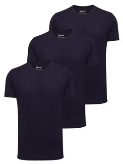 Yazubi T-Shirt Max Shaped Long Tee Dunkelblau Yazubi T-Shirt Max Shaped Long Tee Dunkelblau