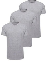 Yazubi T-Shirt Max Shaped Long Tee Grau/Hellgrau