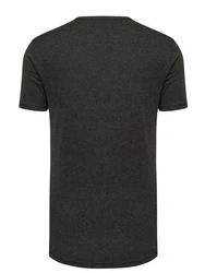 Yazubi T-Shirt Max Shaped Long Tee Dunkelgrau/Grau