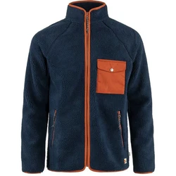 Fjällräven Fleecejacke Vardag Dunkelblau/Hellblau