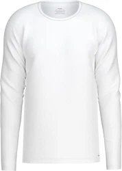 CALIDA Langarmshirt Cotton Code mit Rundhalsausschnitt 