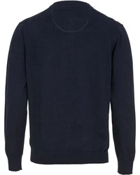 Highmoor Langarmhemd Set V-Pullover & Karohemd Hellblau/Dunkelblau/Dunkelgrün