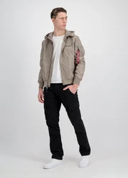 Alpha Industries Bomberjacke MA-1 LW Hooded Khaki/Beige