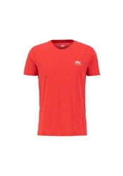 Alpha Industries T-Shirt Backprint T Rot/Dunkelrot