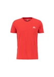 Alpha Industries T-Shirt Backprint T Rot/Dunkelrot