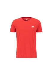 Alpha Industries T-Shirt Backprint T Rot/Dunkelrot