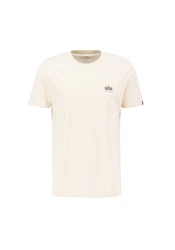 Alpha Industries T-Shirt Backprint T Khaki/Beige/Weiß