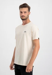 Alpha Industries T-Shirt Backprint T Khaki/Beige/Weiß