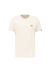 Alpha Industries T-Shirt Backprint T Khaki/Beige/Weiß Alpha Industries T-Shirt Backprint T Khaki/Beige/Weiß