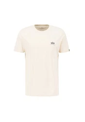 Alpha Industries T-Shirt Backprint T Khaki/Beige/Weiß