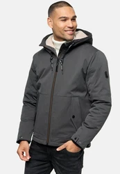 Indicode Winterjacke INKylian Dunkelgrau/Grau/Hellgrau/Schwarz