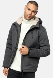 Indicode Winterjacke INKylian Dunkelgrau/Grau/Hellgrau/Schwarz