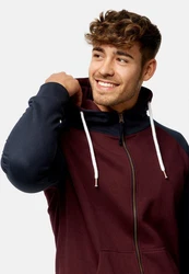 Indicode Kapuzenpullover INPulko Dunkelrot/Bordeaux/Rot/Braun