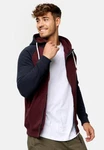 Indicode Kapuzenpullover INPulko Dunkelrot/Bordeaux/Rot/Braun