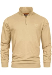 Indicode Strickpullover INBrandt Khaki/Beige/Braun
