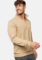 Indicode Strickpullover INBrandt Khaki/Beige/Braun