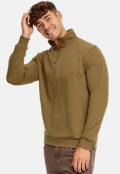 Indicode Strickpullover INBrandt Khaki/Braun/Dunkelgrün