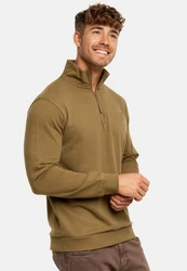 Indicode Strickpullover INBrandt Khaki/Braun/Dunkelgrün