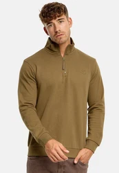 Indicode Strickpullover INBrandt Khaki/Braun/Dunkelgrün