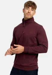 Indicode Strickpullover INBrandt Bordeaux/Dunkelrot