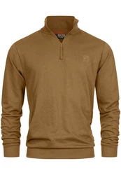 Indicode Strickpullover INBrandt Braun/Khaki
