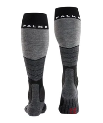 FALKE Skisocken SK2 Schwarz/Grau/Dunkelgrau